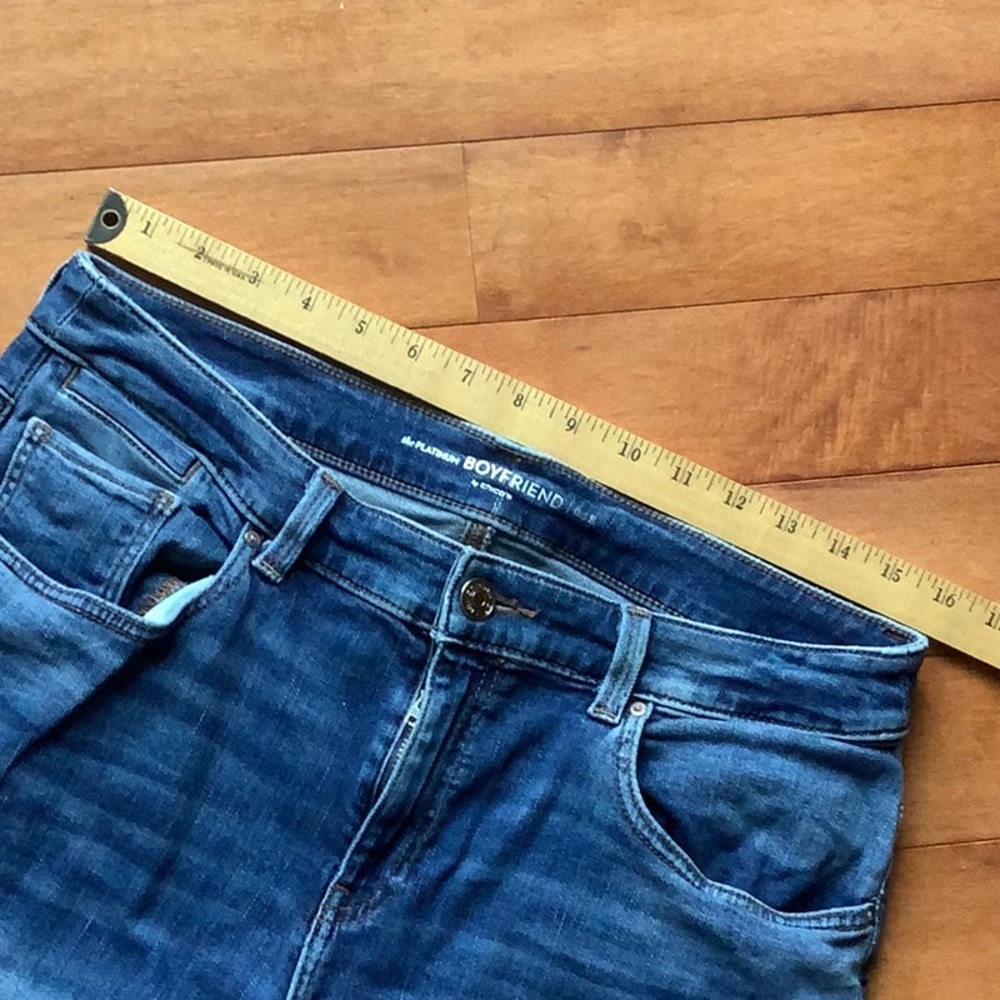 Chicos Platinum Boyfriend Jeans 0.5 - Picture 4 of 5